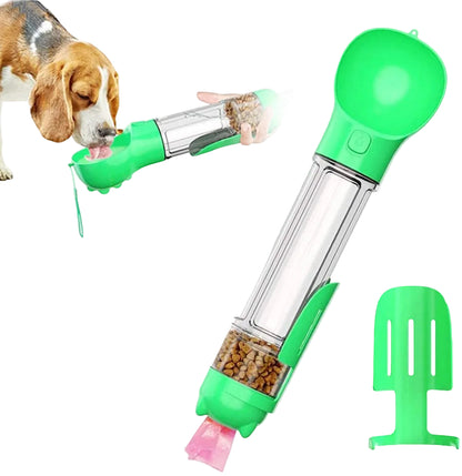 Purr & Fetch ™  Pet Water Food Dispenser 3 in 1 with Trash Bag Box and Shovel
